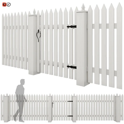 White picket fence 03 — Ver 1