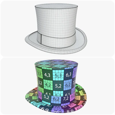 Black top hat — Вид 4