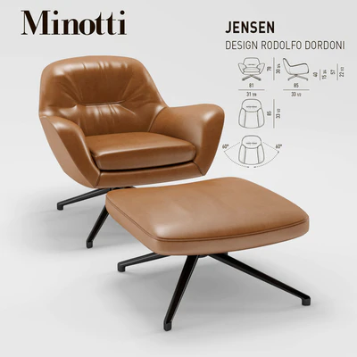 Minotti Jensen Armchair — Вид 3