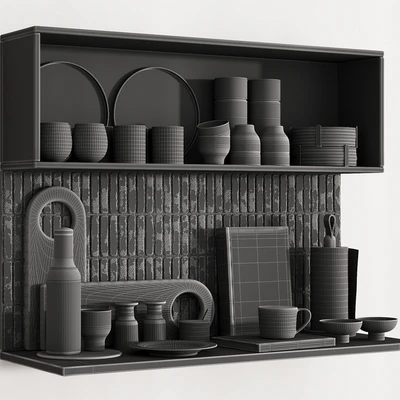 163 kitchen decor set accessories 06 scandi nordic menu 01 — Вид 5
