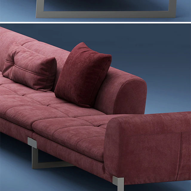 Диван BAXTER VIKTOR Corner sectional leather sofa — Скачать