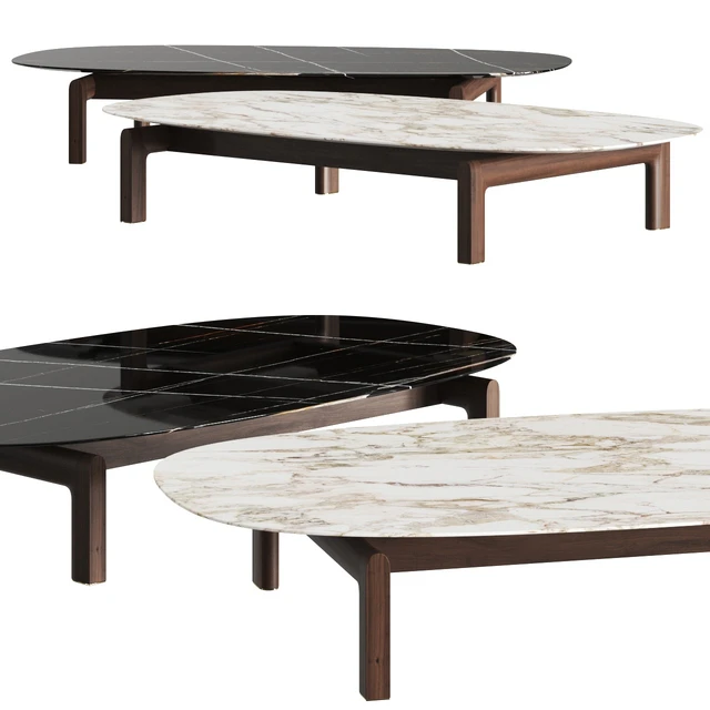 Porada Quay Ovale Center Tables — Скачать