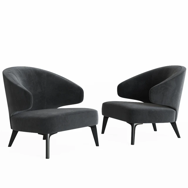 Minotti Aston Armchair — Descargar