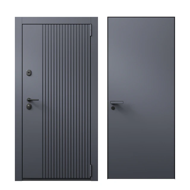 Entrance door and concealed door — Descargar