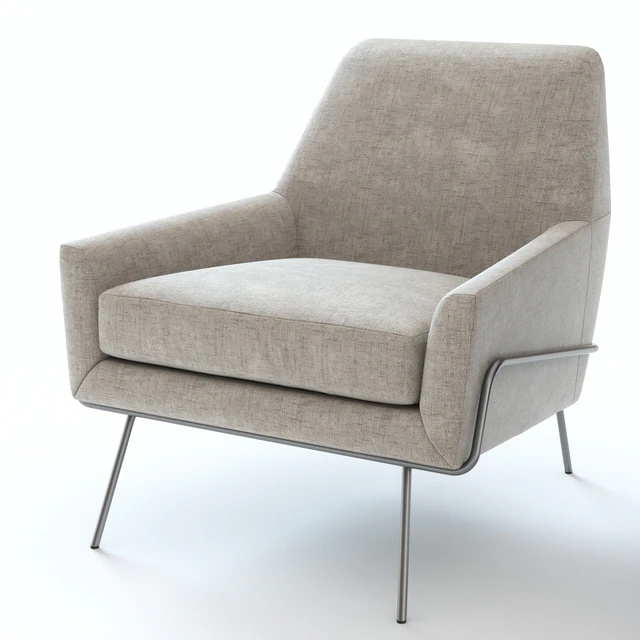 West Elm Lucas Wire Base Chair — Скачать