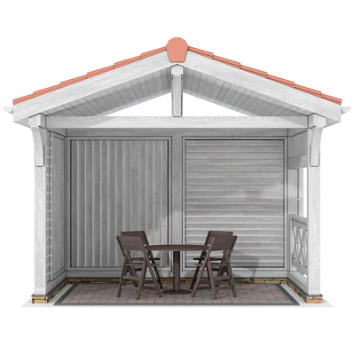 Беседка терраса веранда / Arbor gazebo canopy — Вид 6
