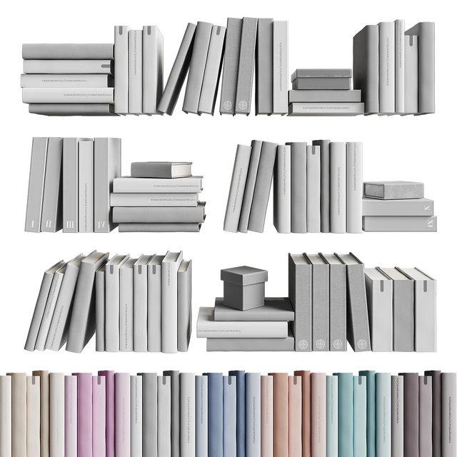 7colors monochrome books set — Descargar