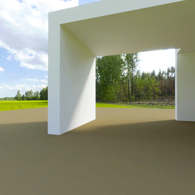 HDRi на краю леса — Вид 3