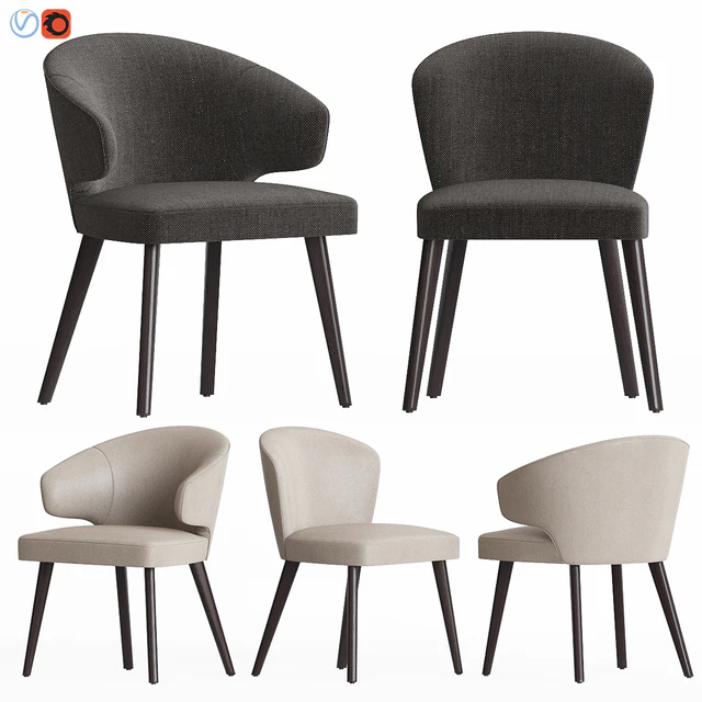 Minotti Aston Dining Chair — Скачать