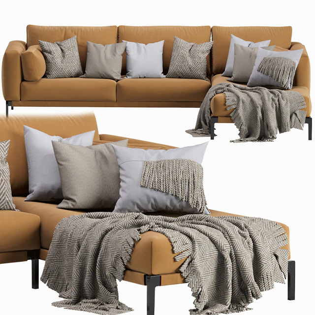 Flexform Romeo Chaise Longue Sofa — Descargar