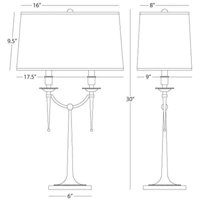 Robert Abbey Cedric Table Lamp.2 — View 2