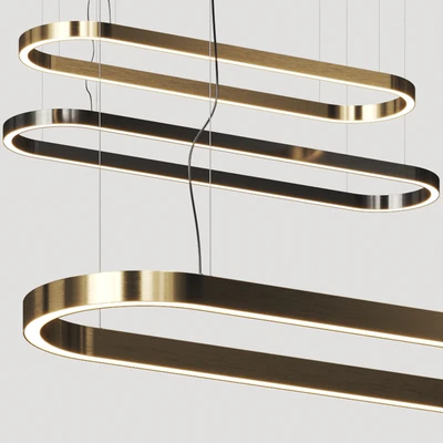 Euroluce Lampadari Profile Oval Pendant Lamp — Вид 1