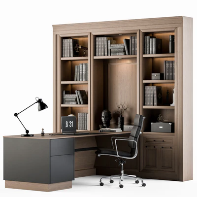 Office Furniture - T-Desk Manager Set 28 — Вид 1