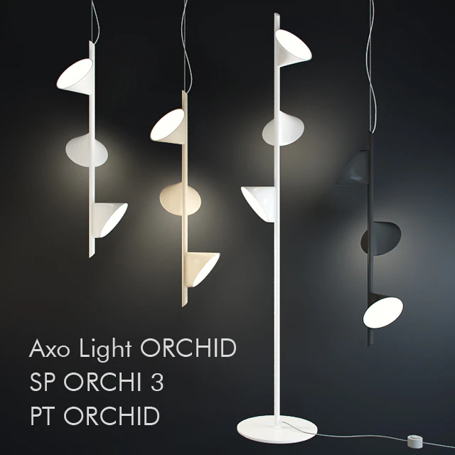 Подвесные светильники Axo Light ORCHID SP ORCHI 3 и торшер Axo Light ORCHID PT ORCHID — Скачать