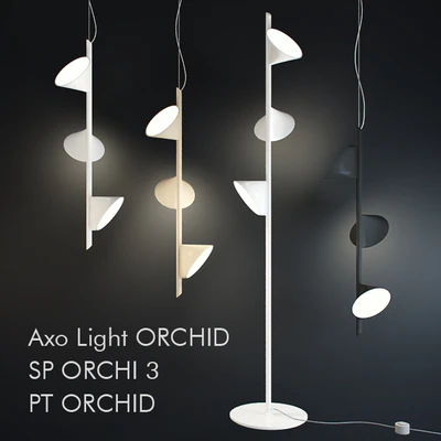 Подвесные светильники Axo Light ORCHID SP ORCHI 3 и торшер Axo Light ORCHID PT ORCHID — Вид 1
