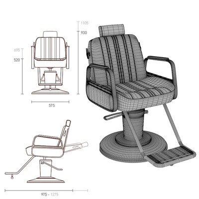 Barber chair Cadilla — Вид 2
