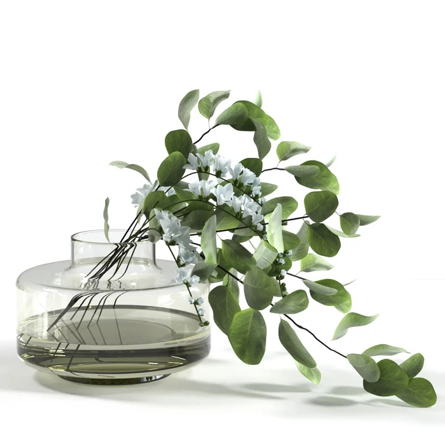 Bouquet with freesias and eucalyptus — Descargar