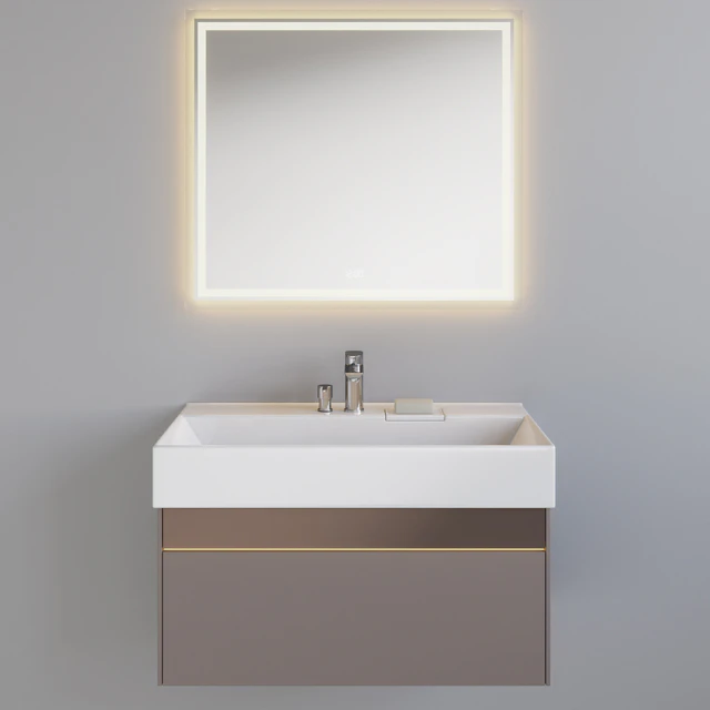 Раковина c тумбой Logica и зеркалом Tecno, Kerama Marazzi — Скачать