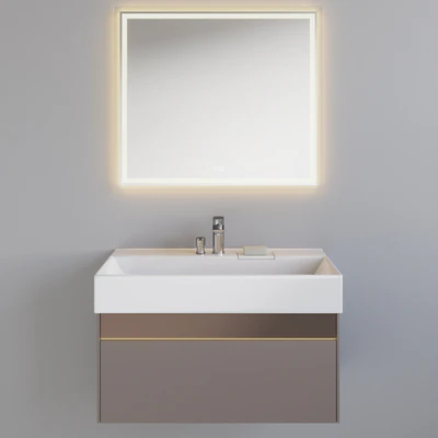 Раковина c тумбой Logica и зеркалом Tecno, Kerama Marazzi — Вид 6