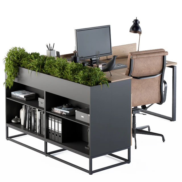 Office Desk L Set — Descargar