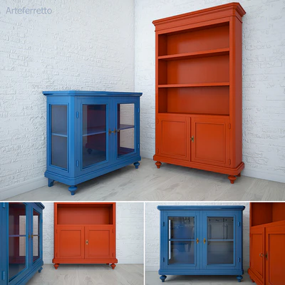 ARTEFERRETTO bookcase and Showcases — Ver 1