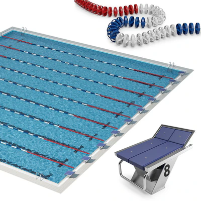 Olympic-size competition swimming pool — Ver 1