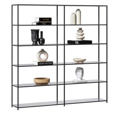minima aluminium bookcase by mdf italia — download