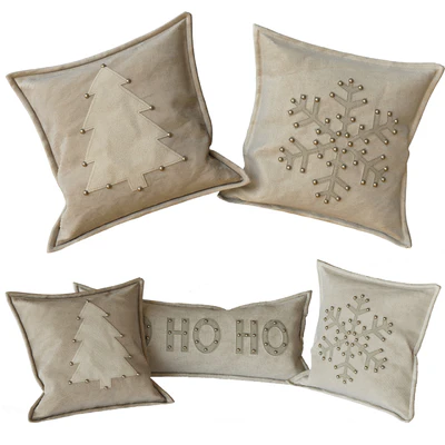 Decorative New Year's pillows — Ver 3