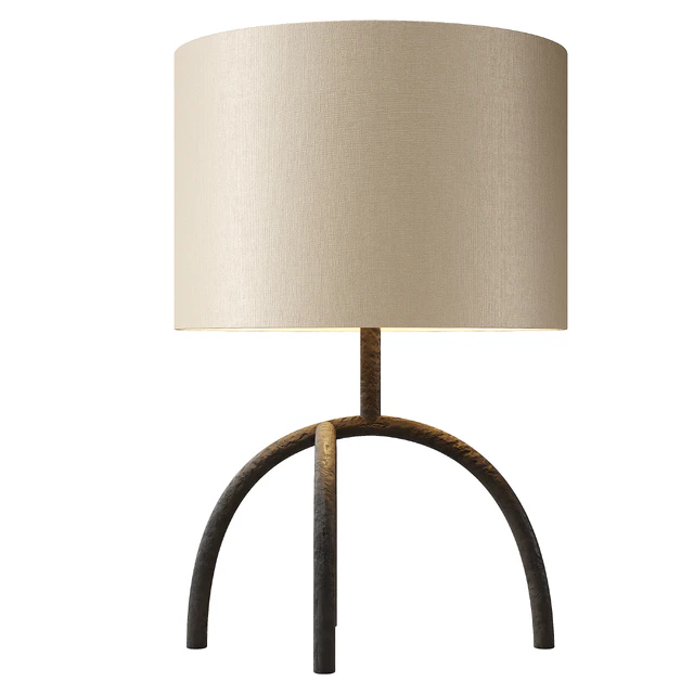 Zara Home - The lamp with velvet shade — Скачать