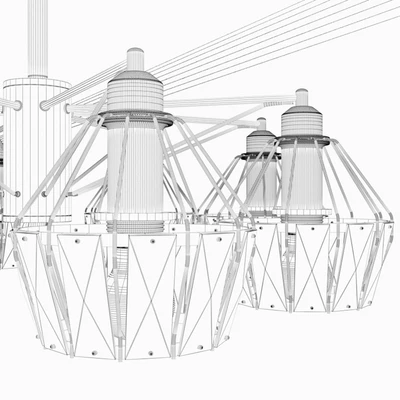 Eurosvet Lord 8 Loft Ceiling Chandelier — Ver 3