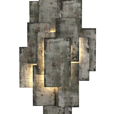 Steel Plates Wall Light — Ver 4