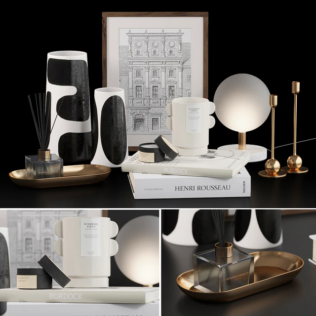 Decorative set H&M with Franca NYC Vases — Скачать