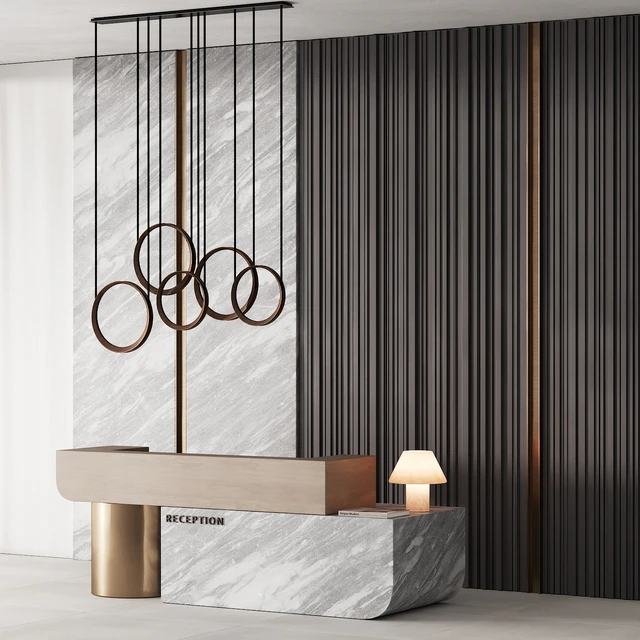 184 office furniture 04 reception desk 04 — Descargar