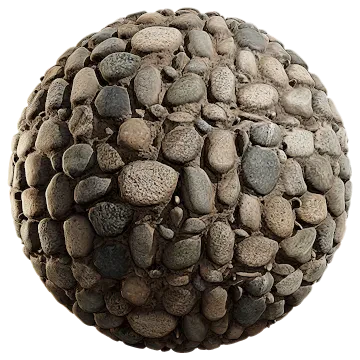 river stone wall 001 — Descargar