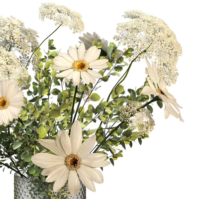 Bouquet of flowers in a vase Ikea — Ver 5