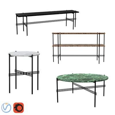 Gubi TS Table SET — Ver 1