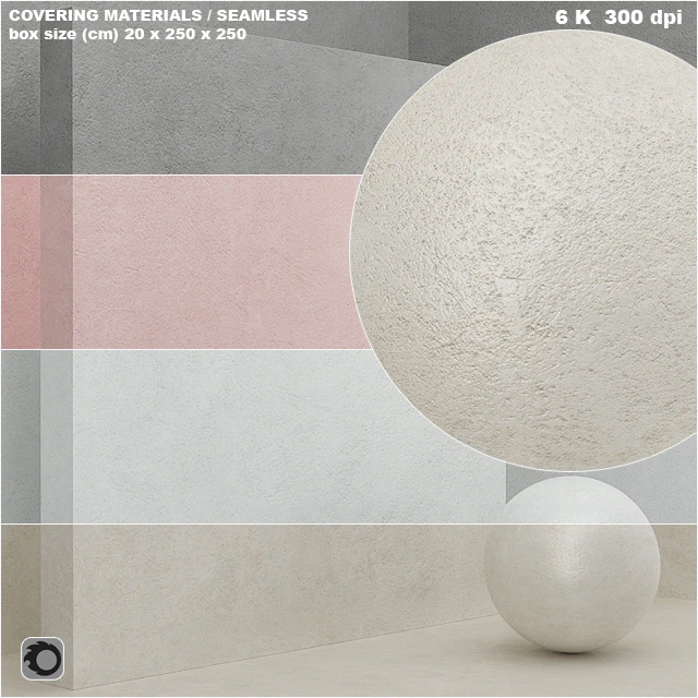 Material (seamless) - coating, stone, plaster set 56 — Descargar