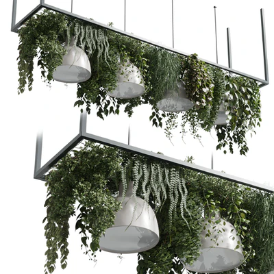 pot light pendant - plant light hanging 08 — Вид 4