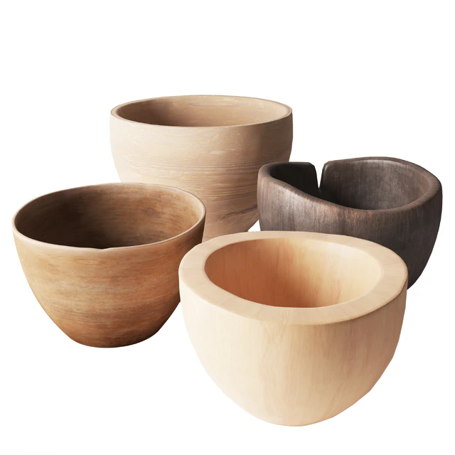 Turned Wooden Bowls — Descargar