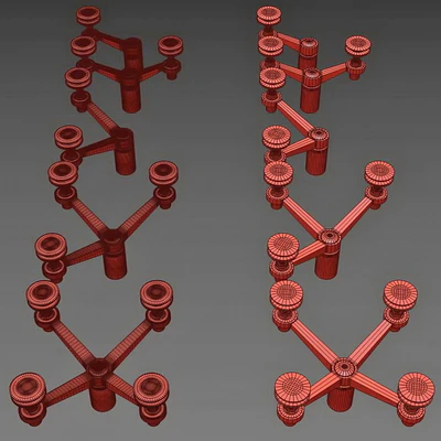 Spiders for glass visors — Ver 7