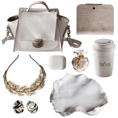 Decor set with jewelry and bag — View 5