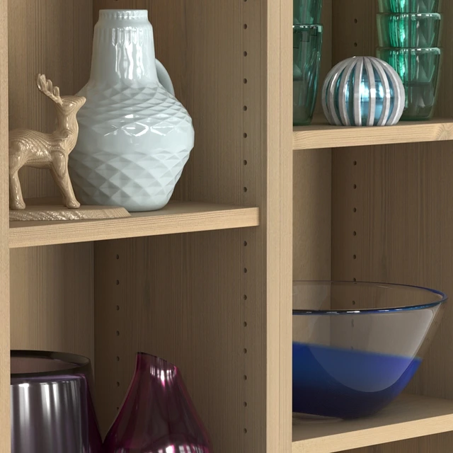 IKEA BILLY Shelving unit with decorative elements — Descargar