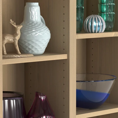 IKEA BILLY Shelving unit with decorative elements — Ver 5