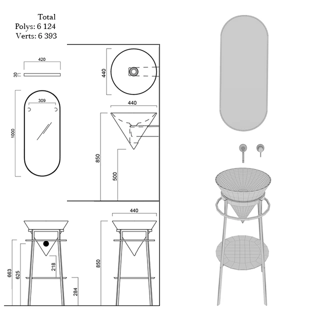 Metal structure CONO Geometrica Kerama Marazzi — Descargar