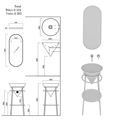Metal structure CONO Geometrica Kerama Marazzi — Ver 3