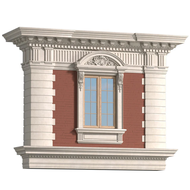Classic facade with rusticated stone. Fasad classical — Descargar