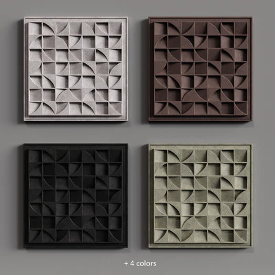Рельеф White Puzzle Square — Вид 3