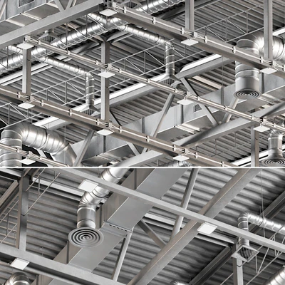 Ceiling Ventilation Gray — Ver 3