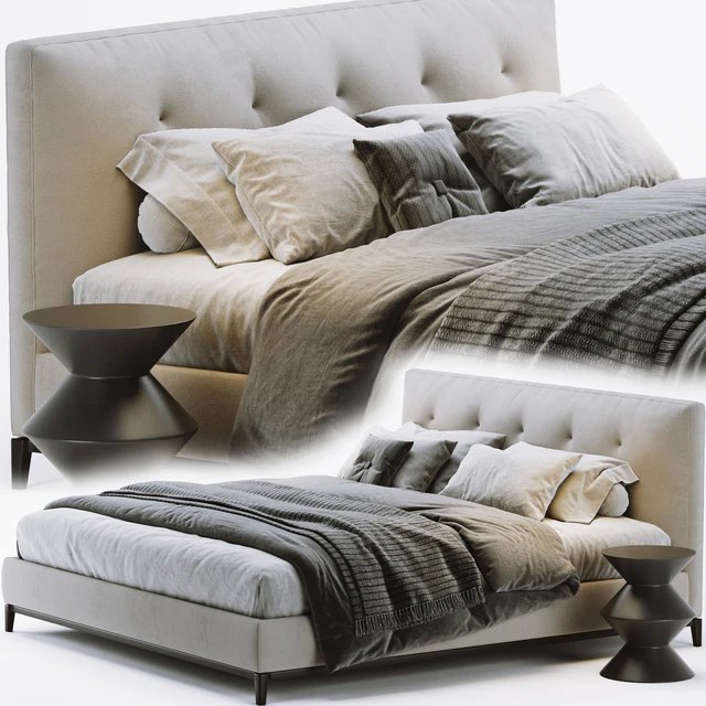 Minotti Andersen Quilt Bed — Descargar