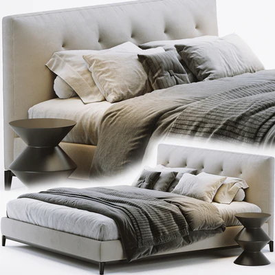Minotti Andersen Quilt Bed — Ver 3